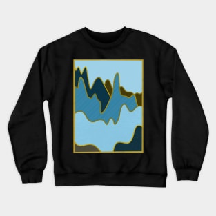 Gemstone Mountains Blue Crewneck Sweatshirt